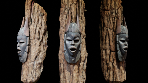 African Wooden Mask preview image